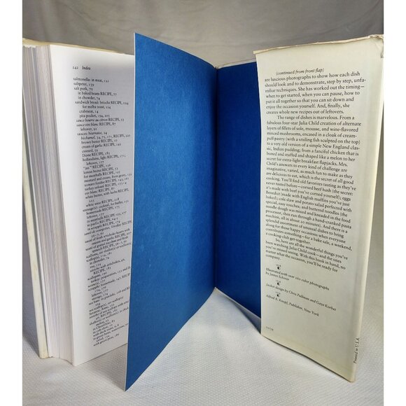 Julia Child & Company Hardcover Cookbook 1978, Dust Jacket - Picture 8 of 9